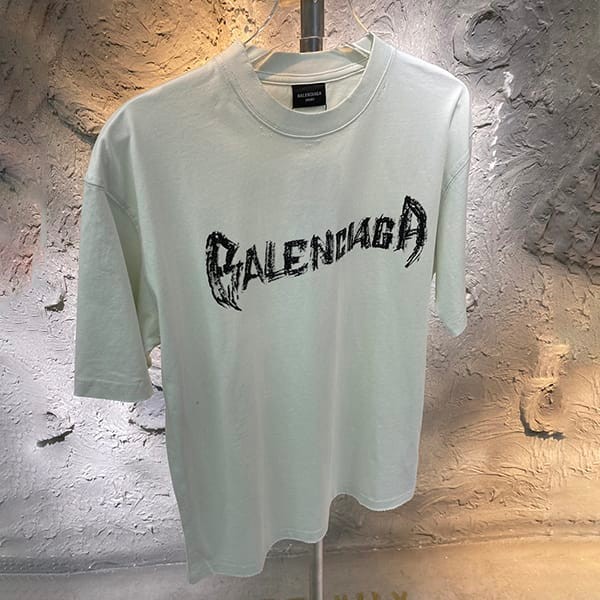 追跡付き 安いバレンシアガ Tシャツ オーバーサイズ パロディ bad30982